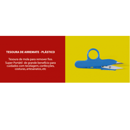 Tesoura de Arremate - Plástico